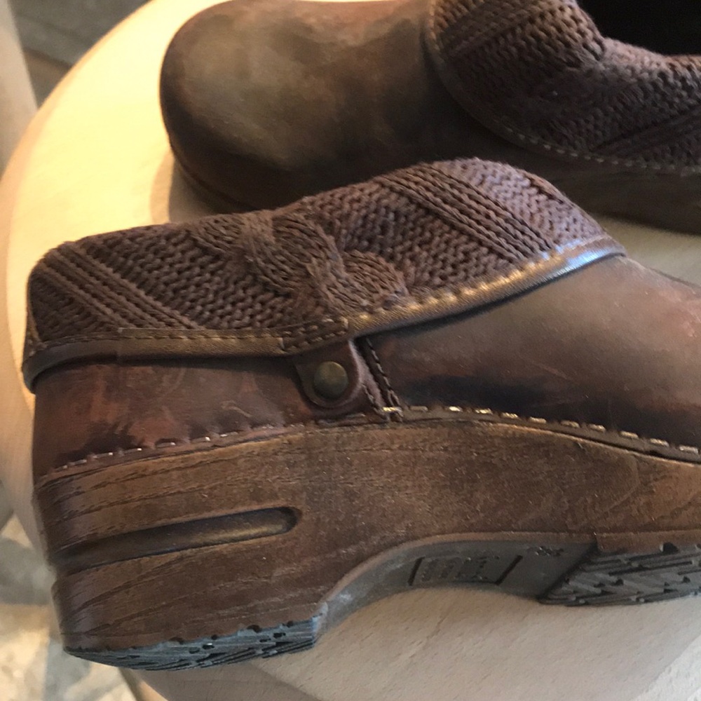 Leather clogs - Picture 4 of 5